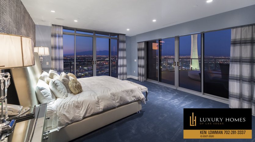 bedroom, Allure Penthouse for Sale, 200 W Sahara Units #4101