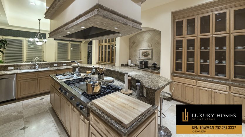 kitchen counters at Seven Hills Home for Sale, 1350 Imperia Dr, Henderson, NV, 89052