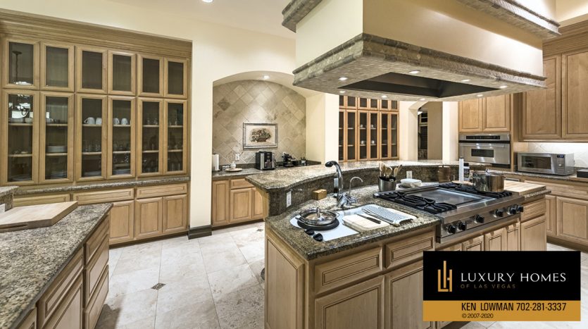 kitchen at Seven Hills Home for Sale, 1350 Imperia Dr, Henderson, NV, 89052