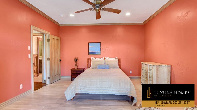 bedroom, Seven Hills Home for Sale, 1355 Opal Valley St