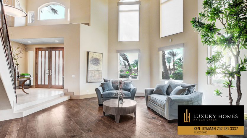 living room at South West – Casablanca Estates Home for Sale, 2000 Bogart Ct