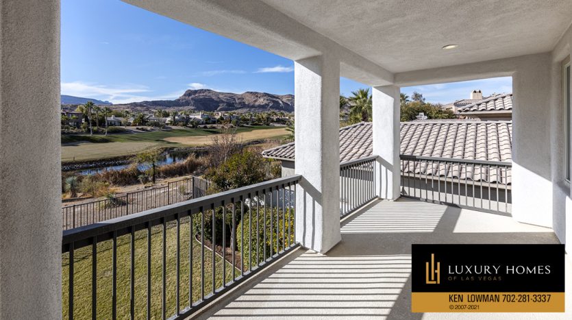 balcony view at Red Rock Country Club Home for Sale, 3329 Elk Clover St