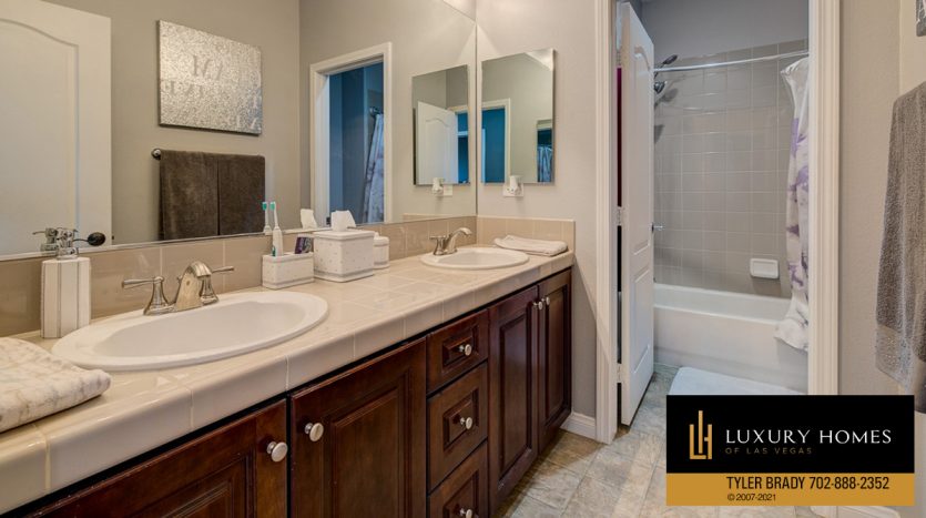 bathroom at Centennial Hills Home for Sale, 6883 Desert Island St, Las Vegas