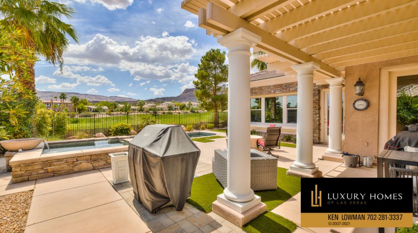 BBQ at Red Rock Country Club Home for Sale, 3301 Elk Clover St, Las Vegas