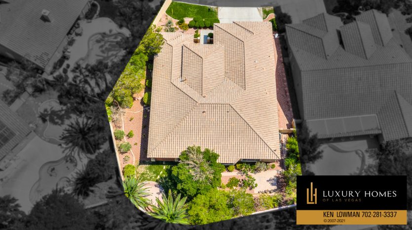 drone view of Luxury Henderson Home for Sale, 232 Chestnut Ridge Circle
