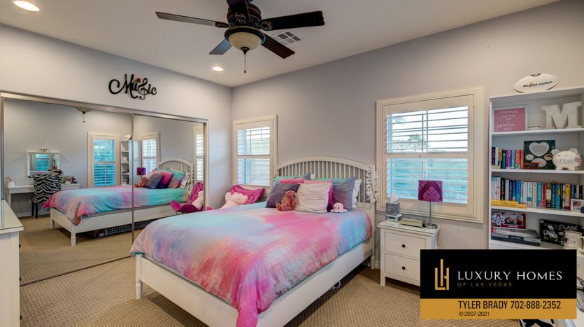 bedroom at Las Vegas Luxury Home, 9795 Amador Ranch Av, Las Vegas