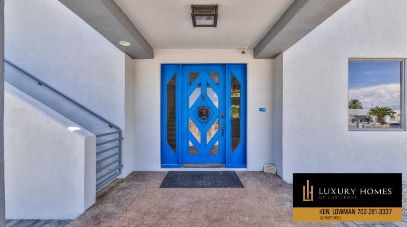 doorway to Southwest Home for Sale, 3675 W Torino Ave, Las Vegas
