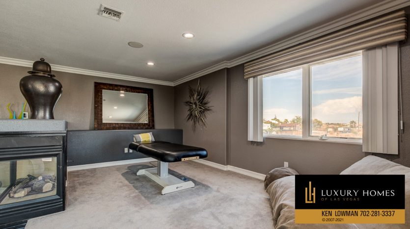 massage room at Southwest Home for Sale, 3675 W Torino Ave, Las Vegas
