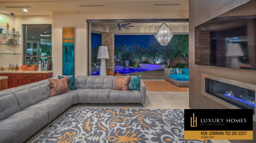 lounge area at The Ridges Home for Sale |1 Drifting Shadow Way, Las Vegas