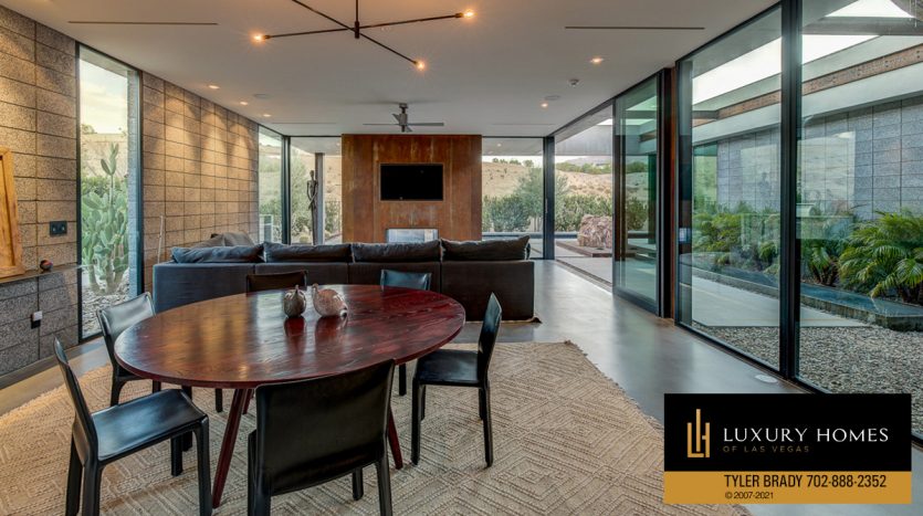 living room area at The Ridges Luxury Home, 41 Sun Glow Lane, Las Vegas