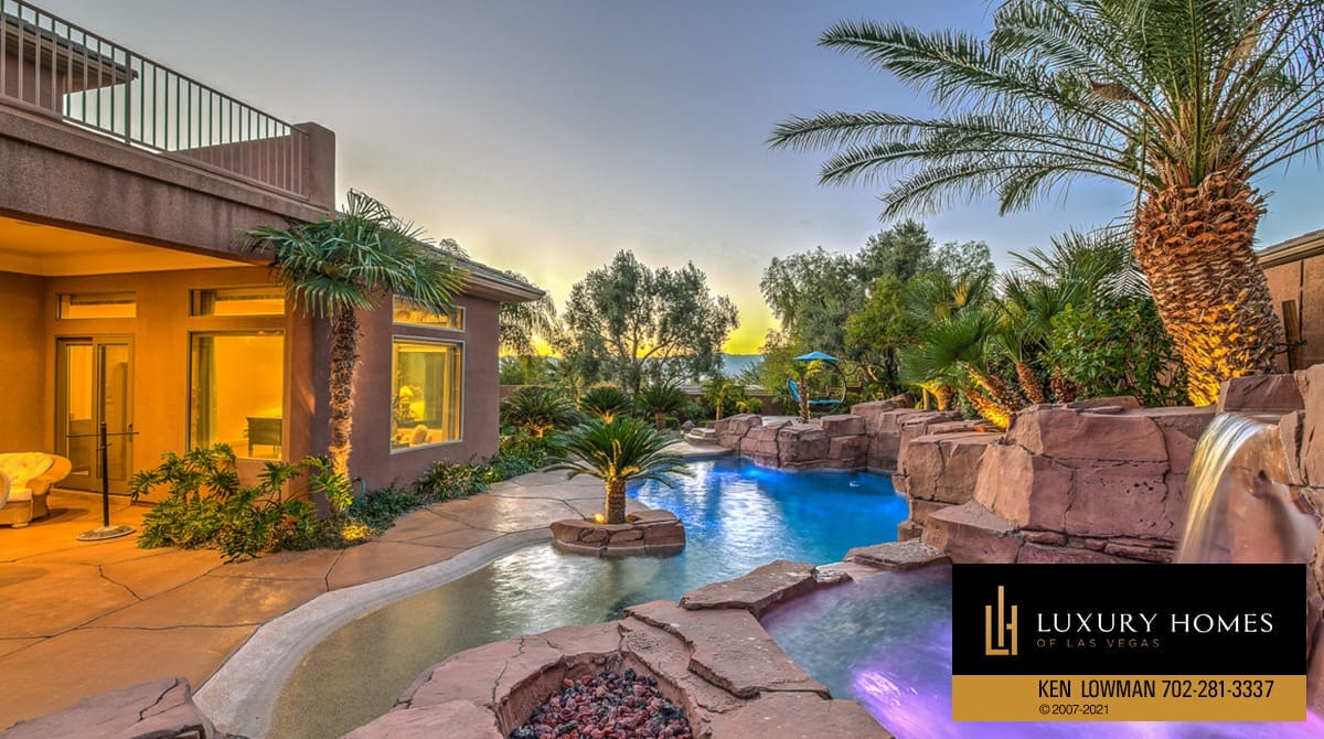 pool at Anthem Country Club Home for Sale, 2 Chenal Pass, Henderson