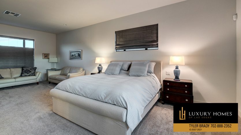 bedroom at The Ridges Home for Sale, 78 Pristine Glen St, Las Vegas