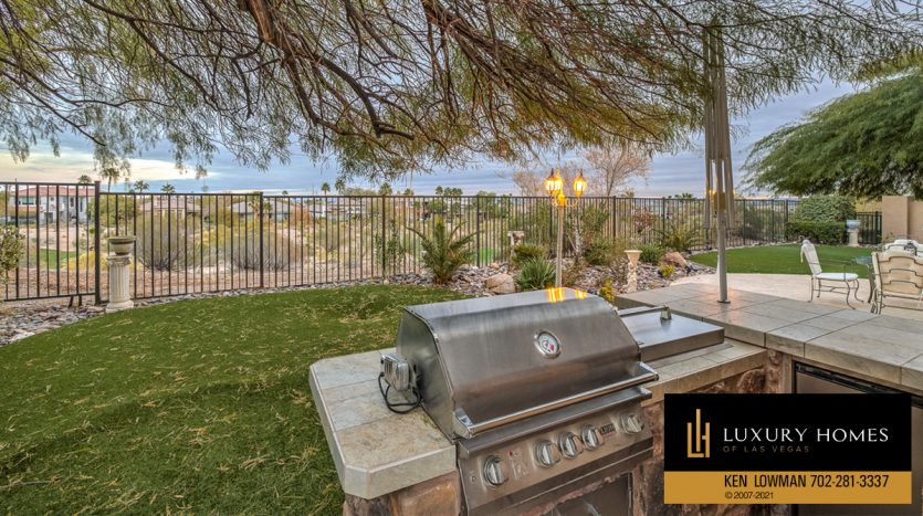 BBQ facility at Red Rock Country Club Homes for Sale , 2660 Grassy Spring Place, Las Vegas, NV 89135