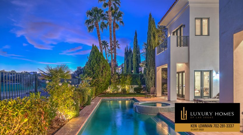 pool at Canyon Gate Country Club Homes for Sale, 2304 Glenbrook Way, Las Vegas