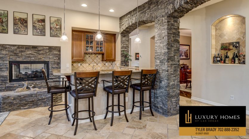 breakfast area at Centennial Hills home for sale, 9814 Amador Ranch Ave, Las Vegas