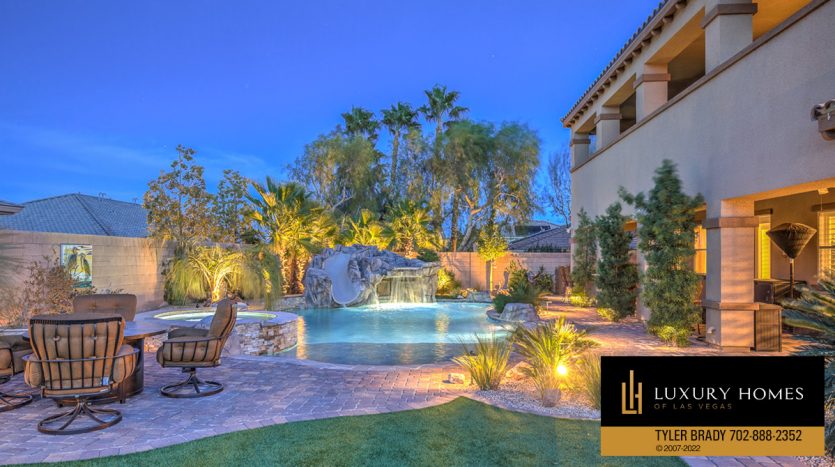 pool view at Centennial Hills home for sale, 9814 Amador Ranch Ave, Las Vegas