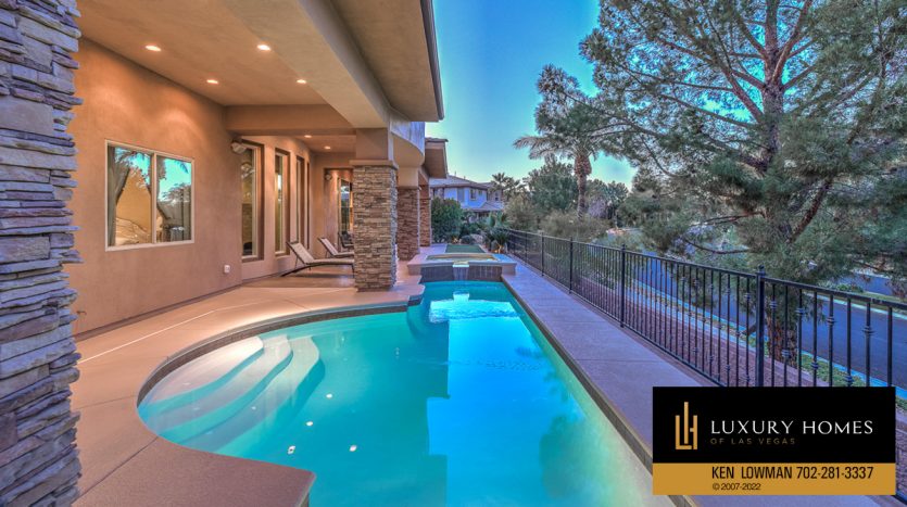 pool at Macdonald highlands homes for sale, 1672 Liege Dr, Henderson