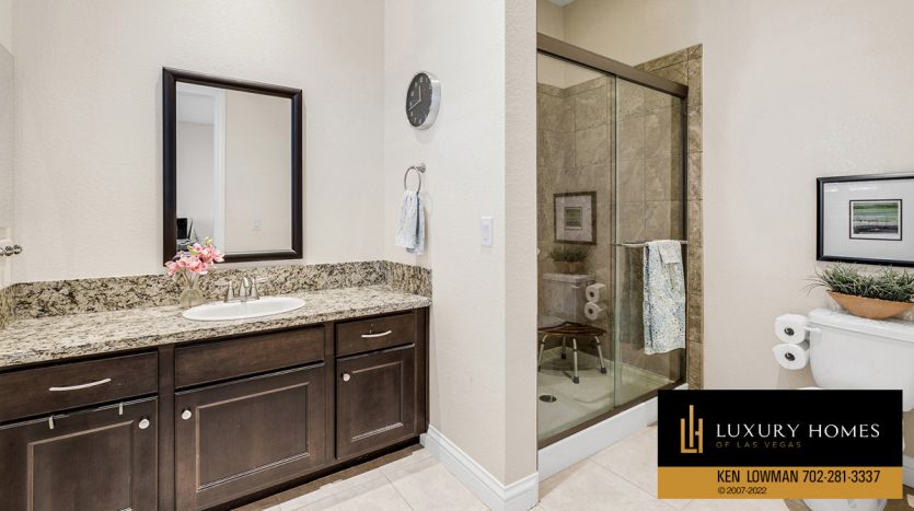 bathroom at Luxury home for sale, 9767 Cathedral Pines Avenue, Las Vegas