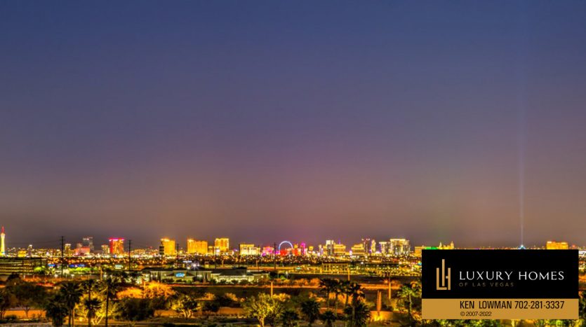 city view at The Ridges Las Vegas Homes for sale, 9 Hawk Ridge Drive, Las Vegas