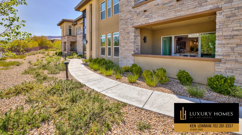 outdoor walk at The Ridges Las Vegas Homes for Sale, 11280 Granite Ridge Drive #1004