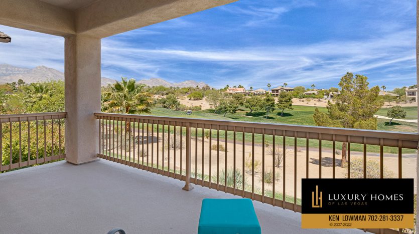 balcony view at Red Rock Country Club Homes for Sale, 11334 Winter Cottage Pl, Las Vegas, NV 89135