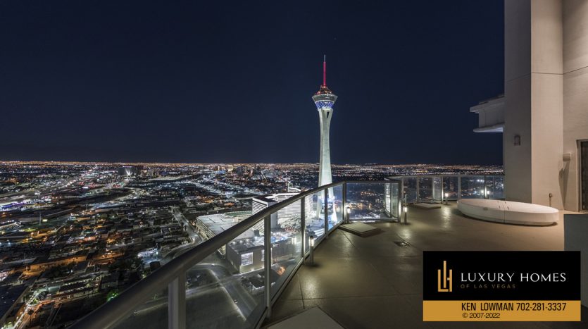 view at Allure Tower Penthouse for sale at 200 W Sahara Ave #4101 Unit 4101, Las Vegas