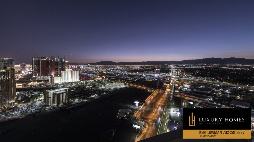 view from Allure Tower Penthouse for sale at 200 W Sahara Ave #4101 Unit 4101, Las Vegas