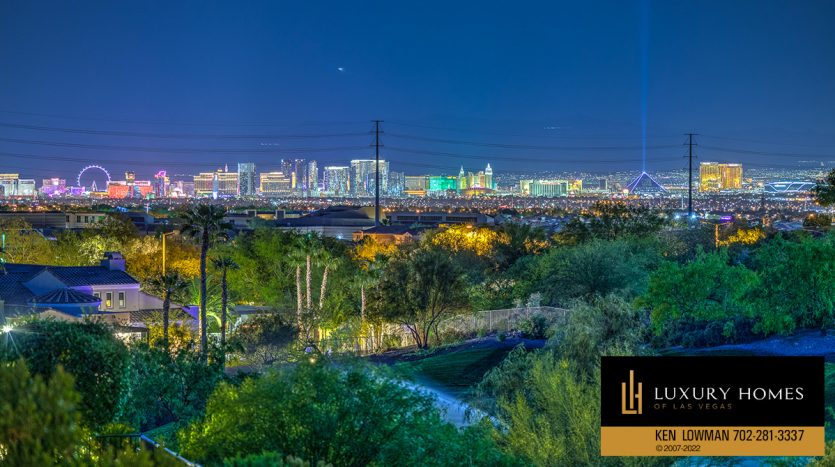 city view of Red Rock country club homes for sale, 11523 Glowing Sunset Lane, Las Vegas
