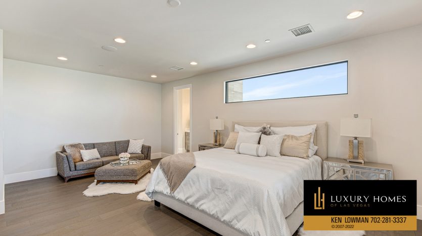 bedroom at The Ridges home for sale, 51 Sun Glow Lane, Las Vegas