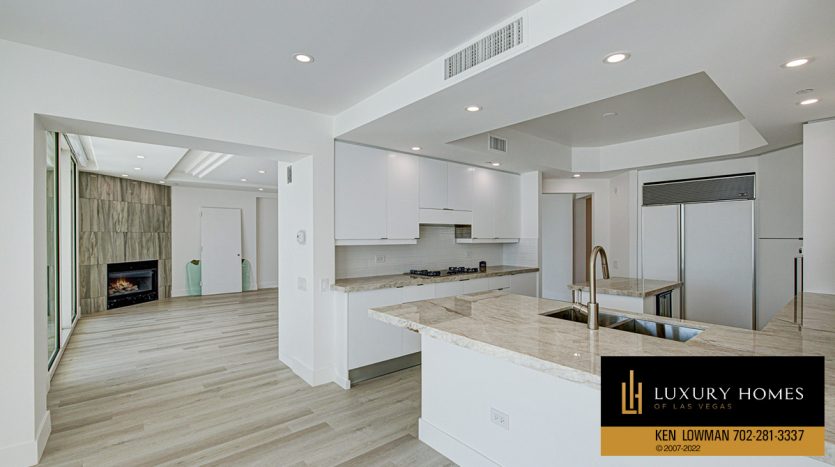 kitchen at Luxury High-rise for sale, 2877 Paradise Road #1901, Las Vegas