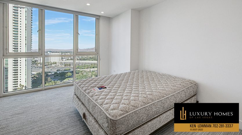 bedroom at Luxury High-rise for sale, 2877 Paradise Road #1901, Las Vegas