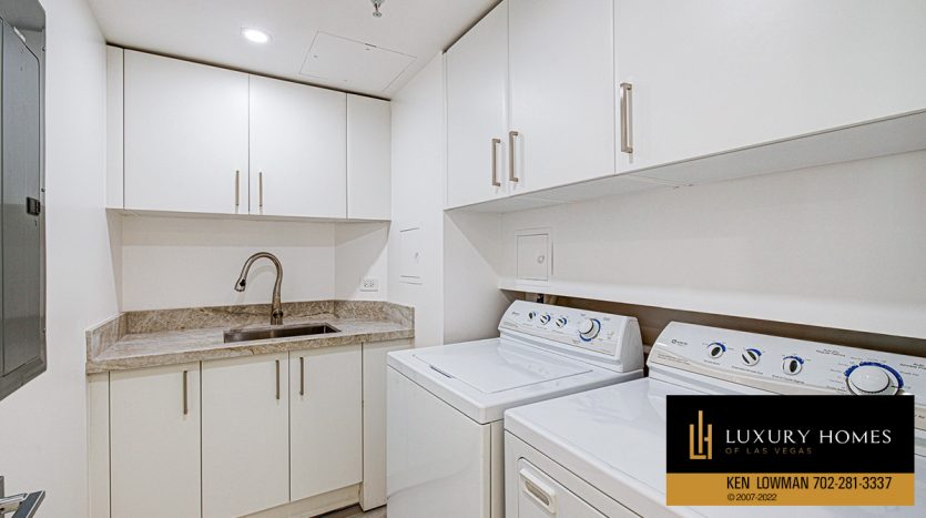 laundry area at Luxury High-rise for sale, 2877 Paradise Road #1901, Las Vegas
