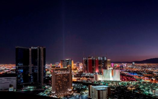 View of Las Vegas during the night