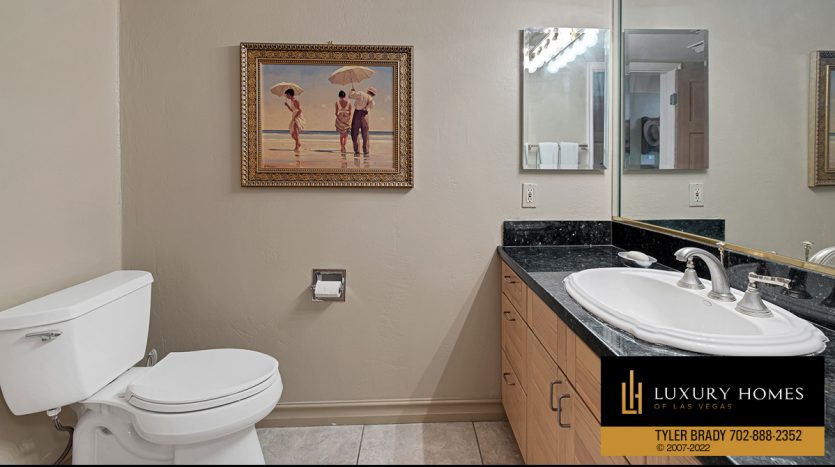 bathroom at The Lakes Las Vegas Home for sale, 2801 High Sail Court, Las Vegas, NV 89117