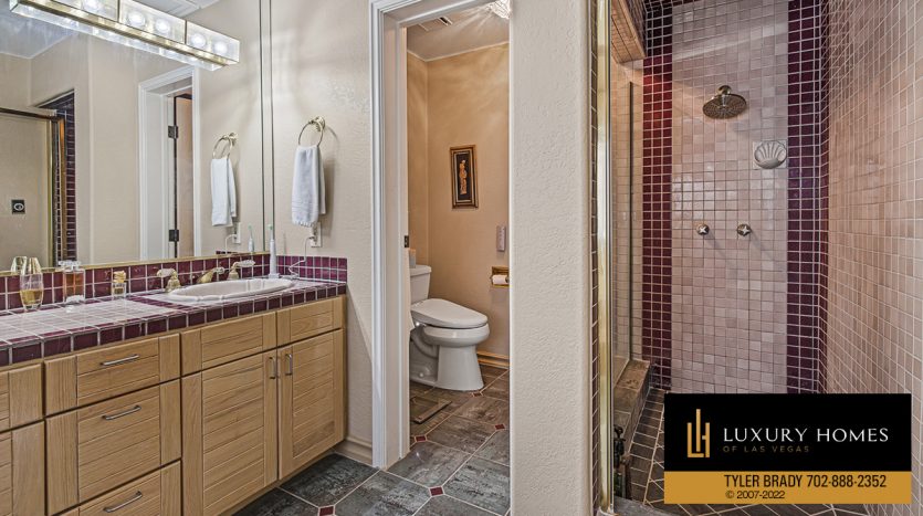 Bathroom at The Lakes Las Vegas Home for sale, 2801 High Sail Court, Las Vegas, NV 89117