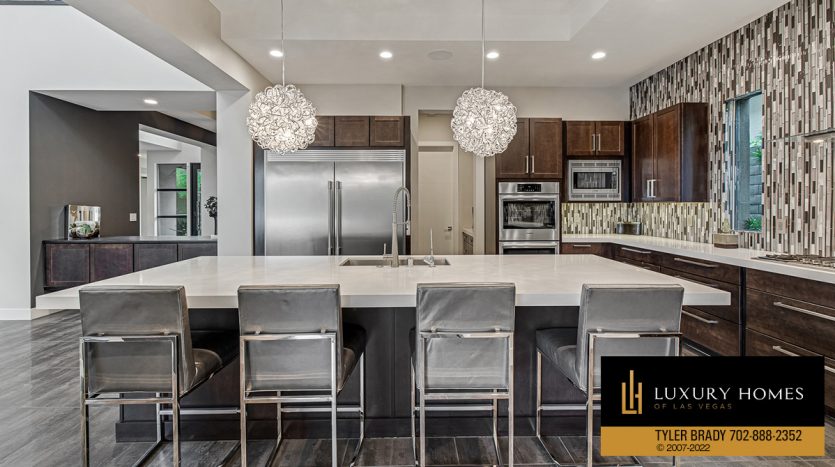 Kitchen at The Ridges Homes for Sale, 46 Coralwood Drive, Las Vegas, NV 89135