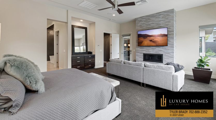 Bedroom at The Ridges Homes for Sale, 46 Coralwood Drive, Las Vegas, NV 89135