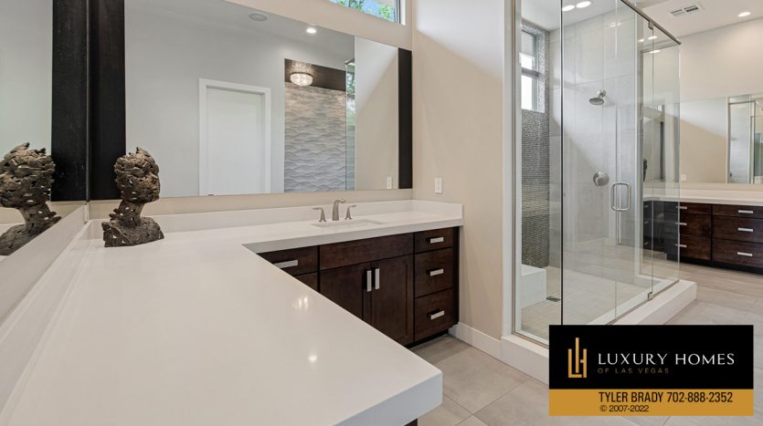 Bathroom at The Ridges Homes for Sale, 46 Coralwood Drive, Las Vegas, NV 89135