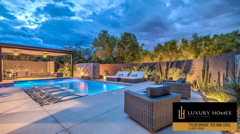 Pool at The Ridges Homes for Sale, 46 Coralwood Drive, Las Vegas, NV 89135