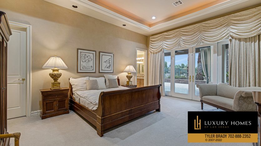 Bedroom at Tournament Hills Home for Sale, 8905 Greensboro Lane, Las Vegas, NV 89134