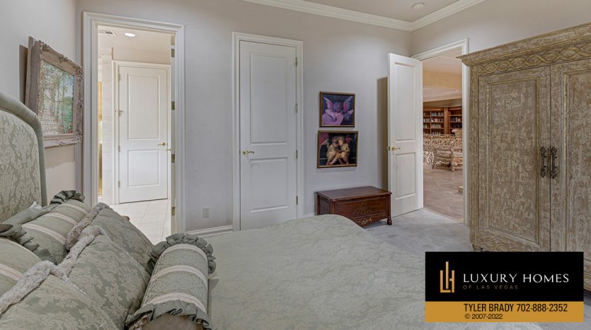 bedroom at Tournament Hills Home for Sale, 8905 Greensboro Lane, Las Vegas, NV 89134