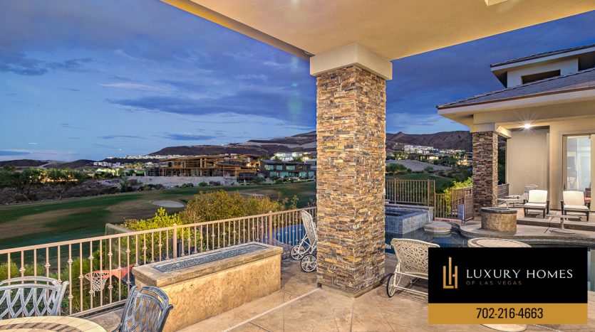 balcony view at Macdonald Ranch Homes for Sale, 1468 Macdonald Ranch Drive, Las Vegas, NV 89012
