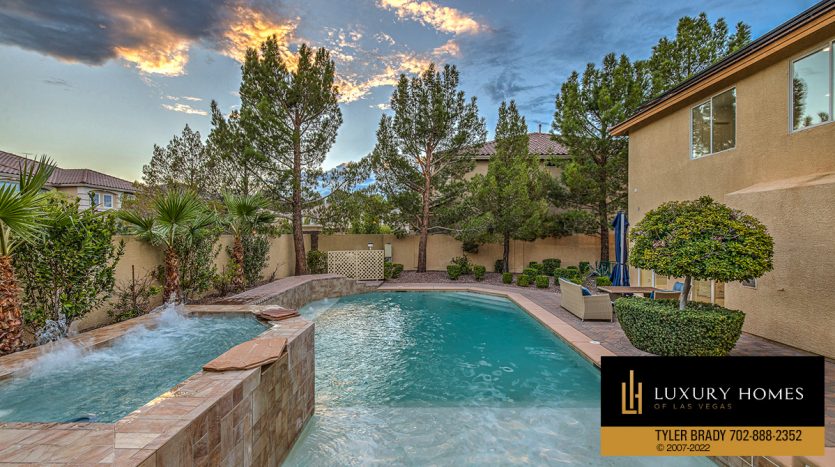 pool at Southern Highlands Homes for Sale, 4195 Balmoral Castle Court, Las Vegas, NV 89141