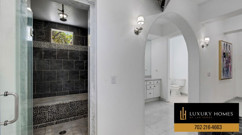 Bathroom at The Palisades Home for sale, 200 Surtees Point Street, Las Vegas, NV 89144