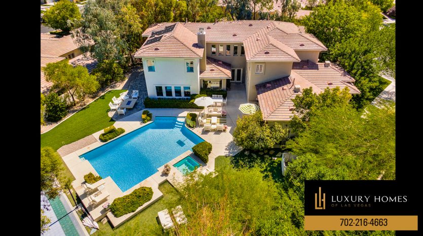 top view of The Palisades Home for sale, 200 Surtees Point Street, Las Vegas, NV 89144