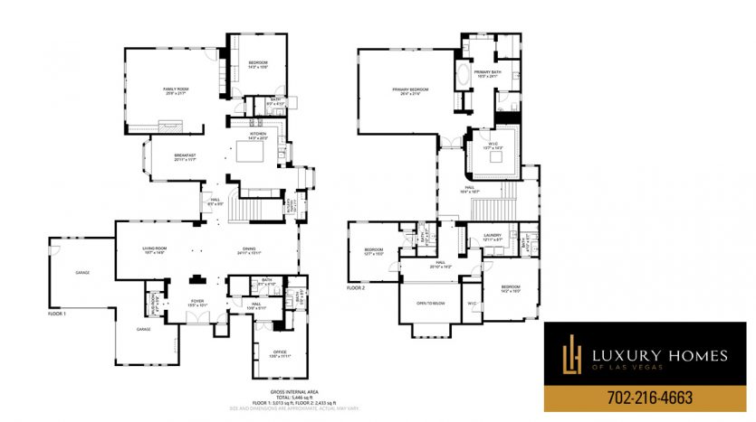 floor plan of The Palisades Home for sale, 200 Surtees Point Street, Las Vegas, NV 89144