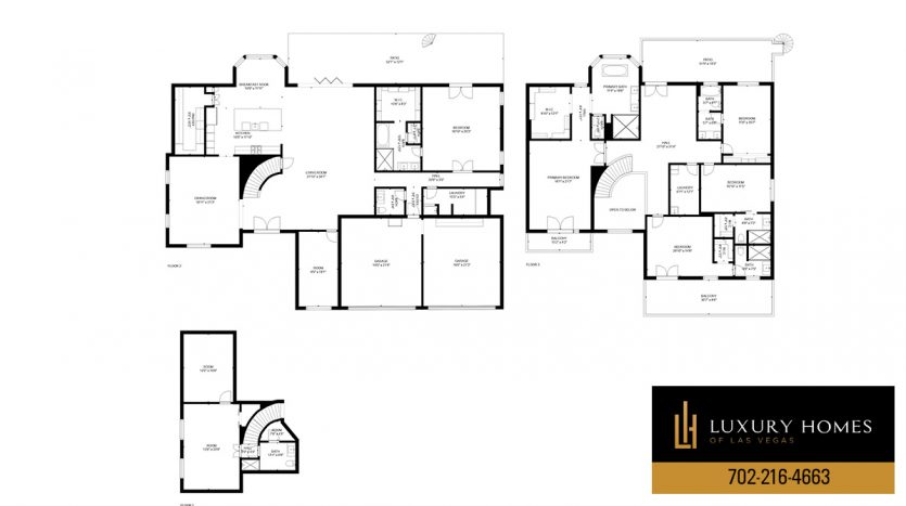 floor plan of Paloma Estates Las Vegas Homes for Sale, 2020 Loro Court, Las Vegas, NV 89117