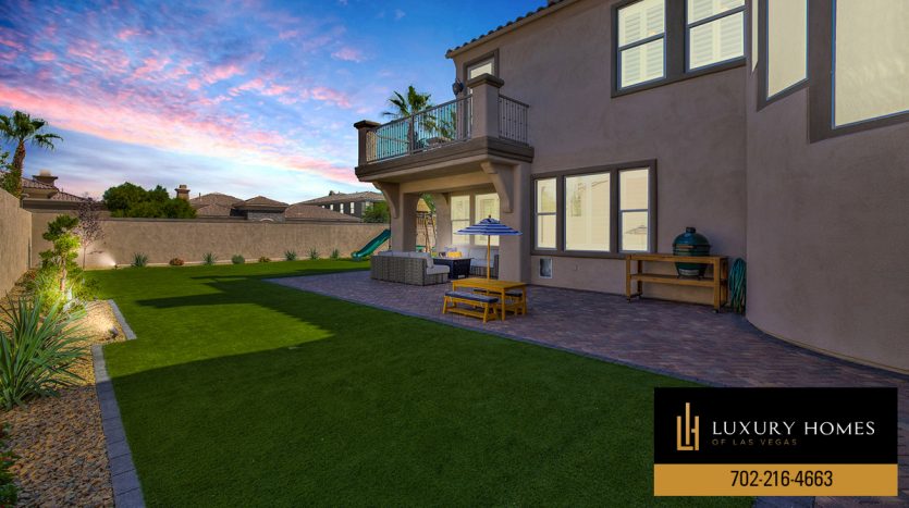 open area at Red Rock Country Club Home for Sale, 2854 Evening Rock Street, Las Vegas, NV 89135