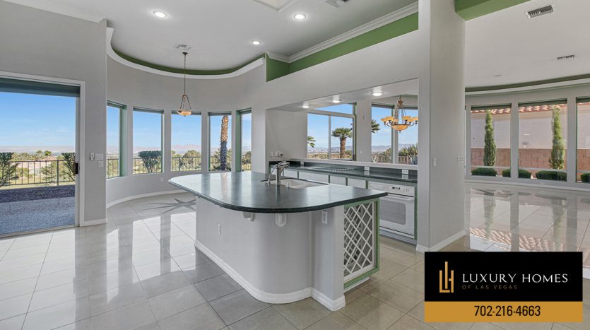 Kitchen at Sun City Summerlin Homes for Sale, 2220 Hot Oak Ridge Street, Las Vegas, NV 89134