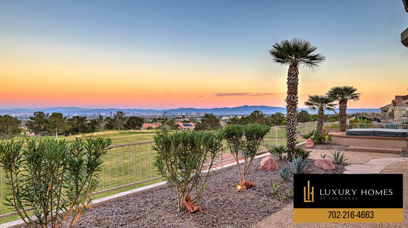 golf course view at Sun City Summerlin Homes for Sale, 2220 Hot Oak Ridge Street, Las Vegas, NV 89134
